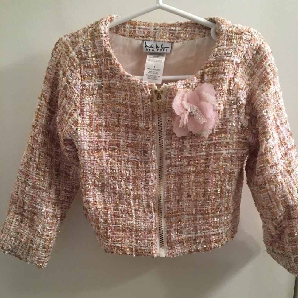Nicole Miller toddler’s tweed jacket